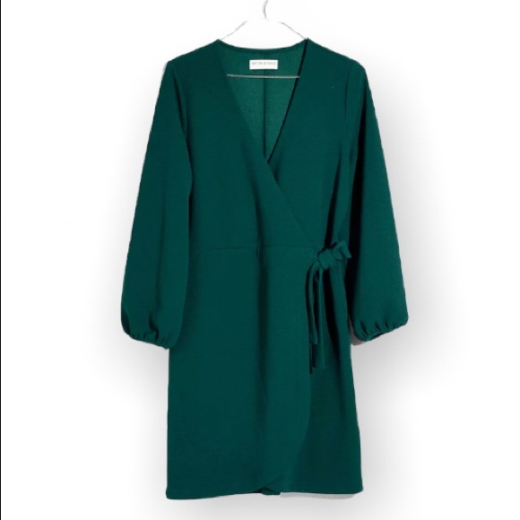 Madewell Texture & Thread Long-Sleeve Side-Tie Dress - Picture 3 of 12